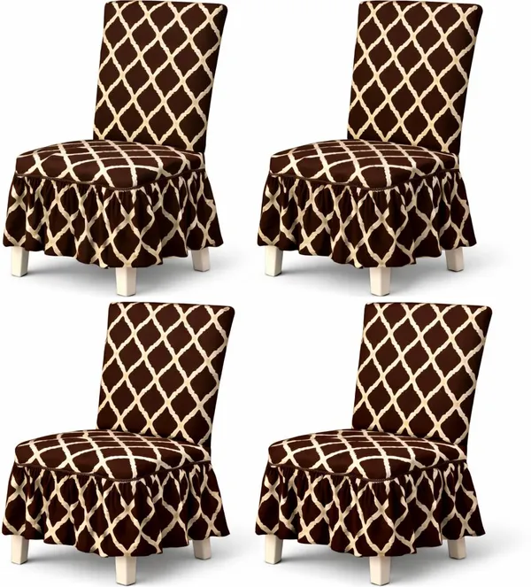 Gifts_Island_Polyester_4_Seater_Chair_Geometric_Cover_(Pack_Of_4_Brown_Diamond)