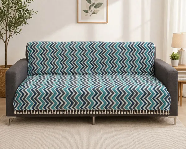 Gifts_Island_Velvet_3_Seater_Sofa_Striped_Cover_(_Blue_Wave)
