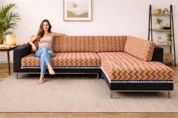 Gifts_Island_Velvet_3+3_Seater_L-Shape_Sofa_Striped_Cover_(Pack_Of_2_Maroon_Wave)