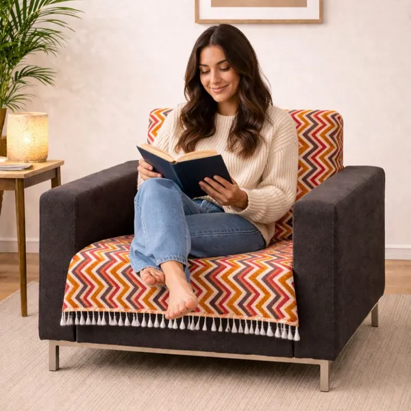Gifts_Island_Velvet_1_Seater_Sofa_Striped_Cover_(_Maroon_Wave)