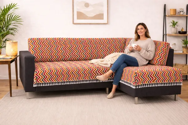 Gifts_Island_Velvet_3+2_Seater_L-Shape_Sofa_Striped_Cover_(Pack_Of_2_Maroon_Wave)