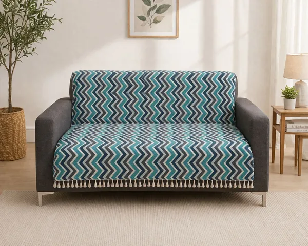 Gifts_Island_Velvet_2_Seater_Sofa_Striped_Cover_(_Blue_Wave)