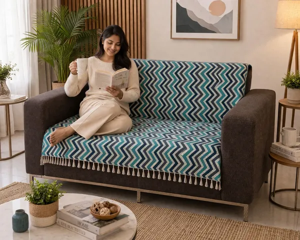 Gifts_Island_Velvet_2_Seater_Sofa_Striped_Cover_(_Blue_Wave)