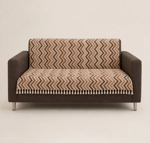 Gifts_Island_Velvet_2_Seater_Sofa_Striped_Cover_(_Brown_Wave)