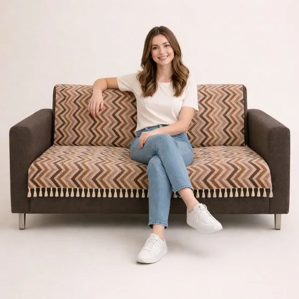 Gifts_Island_Velvet_2_Seater_Sofa_Striped_Cover_(_Brown_Wave)