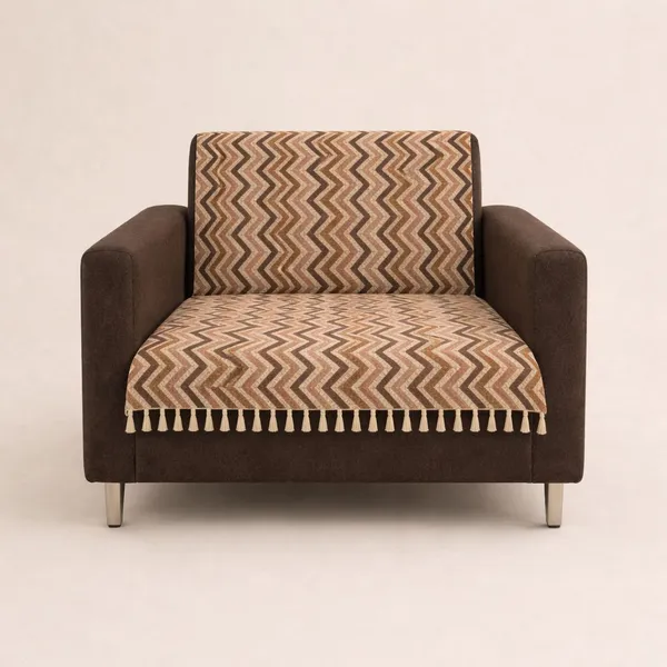 Gifts_Island_Velvet_1_Seater_Sofa_Striped_Cover_(_Brown_Wave)