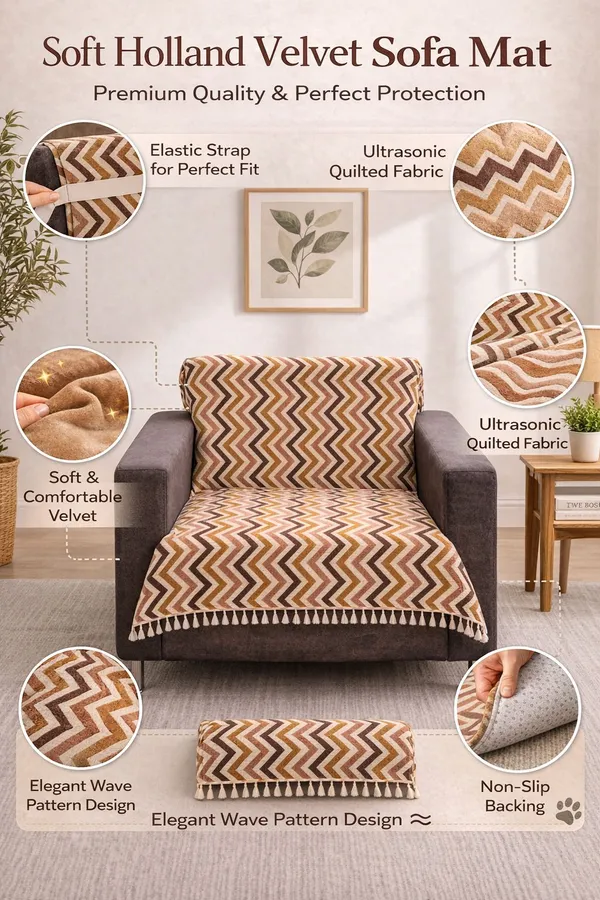 Gifts_Island_Velvet_1_Seater_Sofa_Striped_Cover_(_Brown_Wave)