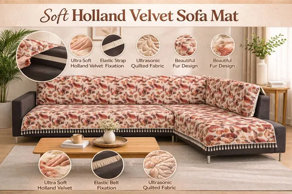 Gifts_Island_Velvet_3+2_Seater_L-Shape_Sofa_Floral_Cover_(_Maroon_Fur)