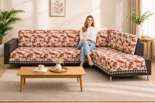 Gifts_Island_Velvet_3+2_Seater_L-Shape_Sofa_Floral_Cover_(_Maroon_Fur)