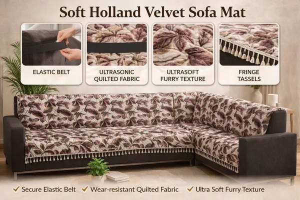Gifts_Island_Velvet_3+2_Seater_L-Shape_Sofa_Floral_Cover_(Pack_Of_2_Brown_Fur)