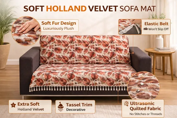 Gifts_Island_Velvet_2_Seater_Sofa_Floral_Cover_(_Maroon_Fur)