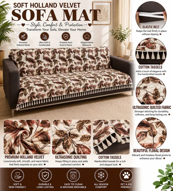 Gifts_Island_Velvet_3_Seater_Sofa_Floral_Cover_(_Brown_Fur)
