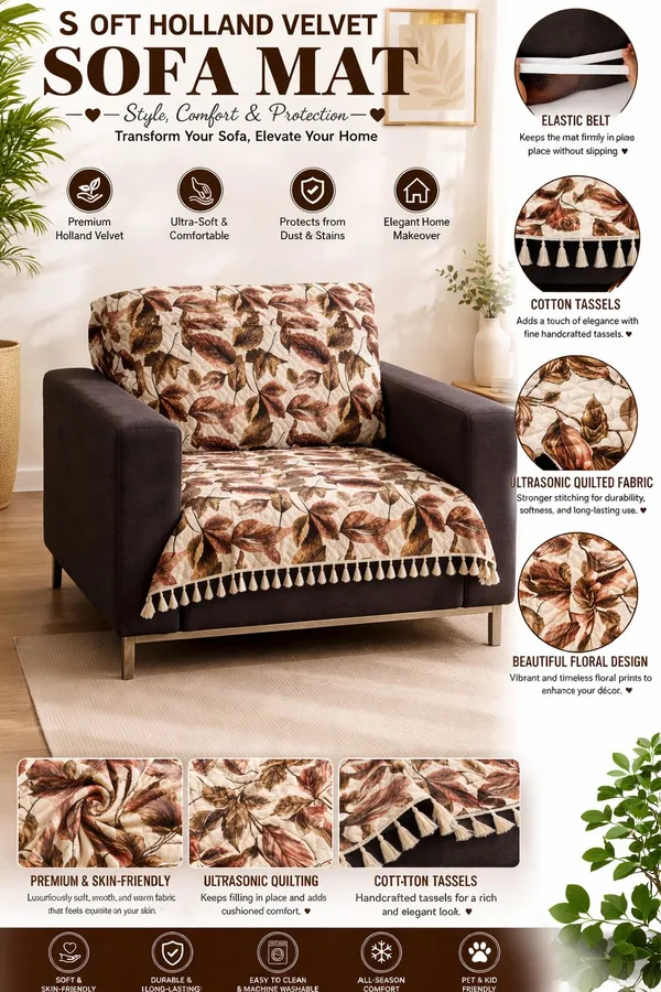Gifts_Island_Velvet_1_Seater_Sofa_Floral_Cover_(_Brown_Fur)