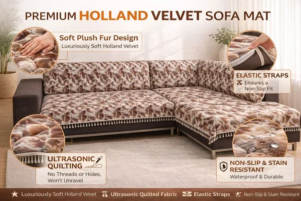 Gifts_Island_Velvet_3+3_Seater_L-Shape_Sofa_Floral_Cover_(Pack_Of_2_Brown_Fur)