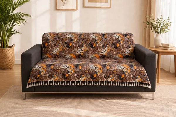 Gifts_Island_Velvet_2_Seater_Sofa_Printed_Cover_(_Brown_Tiger)