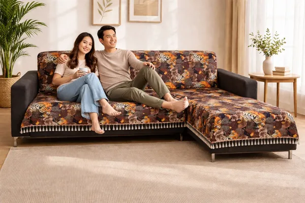 Gifts_Island_Velvet_3+2_Seater_L-Shape_Sofa_Printed_Cover_(Pack_Of_2_Brown_Tiger)