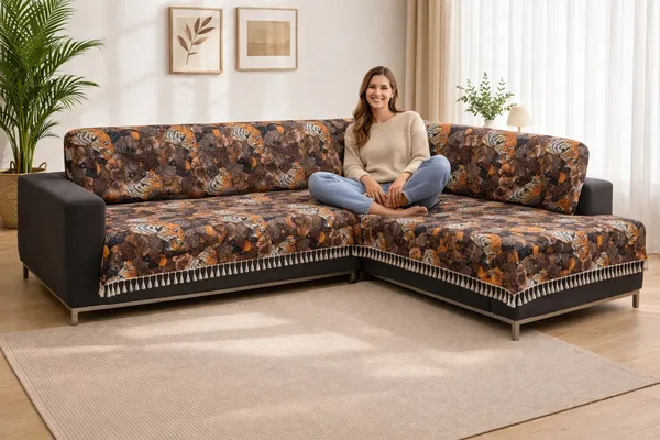 Gifts_Island_Velvet_3+3_Seater_L-Shape_Sofa_Printed_Cover_(Pack_Of_2_Brown_Tiger)