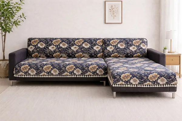 Gifts_Island_Velvet_3+2_Seater_L-Shape_Sofa_Floral_Cover_(Pack_Of_2_Navy_Floral)