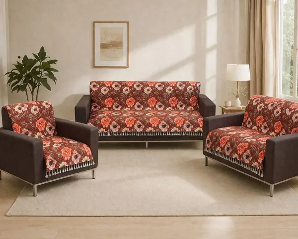 Gifts_Island_Velvet_3+1+1_Seater_Sofa_Floral_Cover_(Pack_Of_3_Maroon_Floral)