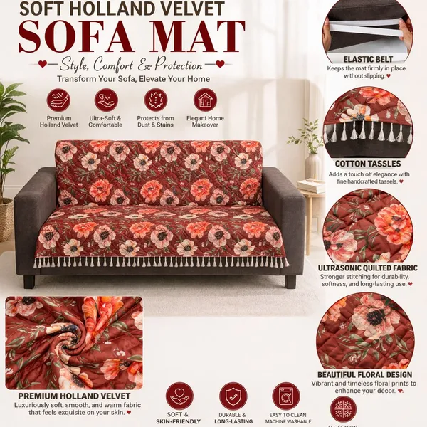 Gifts_Island_Velvet_2_Seater_Sofa_Floral_Cover_(_Maroon_Floral)