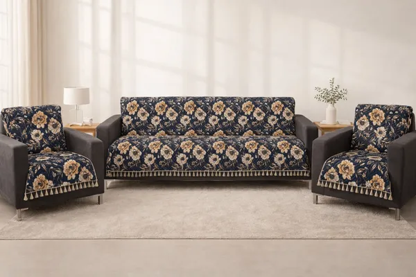 Gifts_Island_Velvet_3+1+1_Seater_Sofa_Floral_Cover_(Pack_Of_3_Navy_Floral)