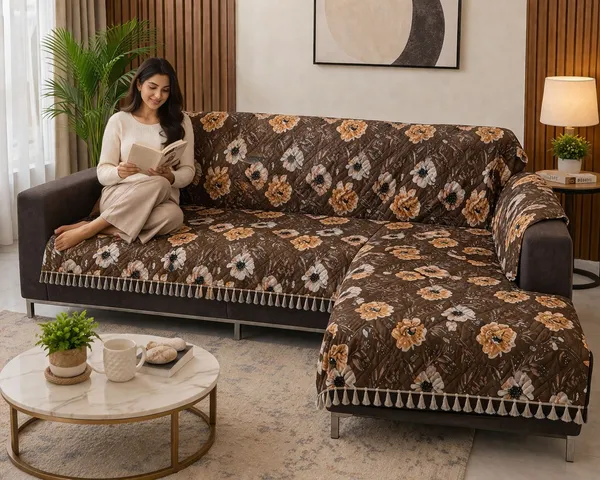 Gifts_Island_Velvet_3+3_Seater_L-Shape_Sofa_Floral_Cover_(Pack_Of_2_Brown_Floral)