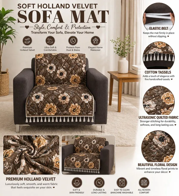 Gifts_Island_Velvet_1_Seater_Sofa_Floral_Cover_(_Brown_Floral)