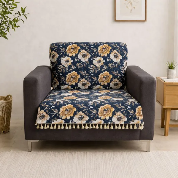 Gifts_Island_Velvet_1_Seater_Sofa_Floral_Cover_(_Navy_Floral)