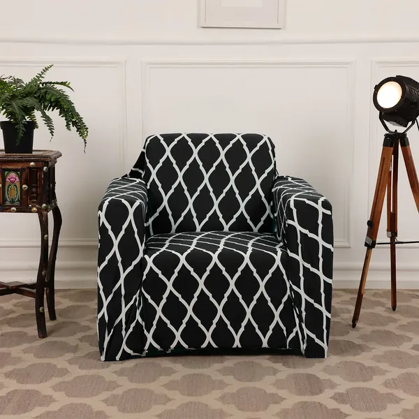 Gifts_Island_Polyester_Sofa_Geometric_Cover_(_Black_Diamond)