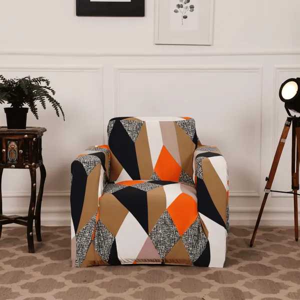 Gifts_Island_Polyester_3_Seater_Sofa_Geometric_Cover_(_Orange)