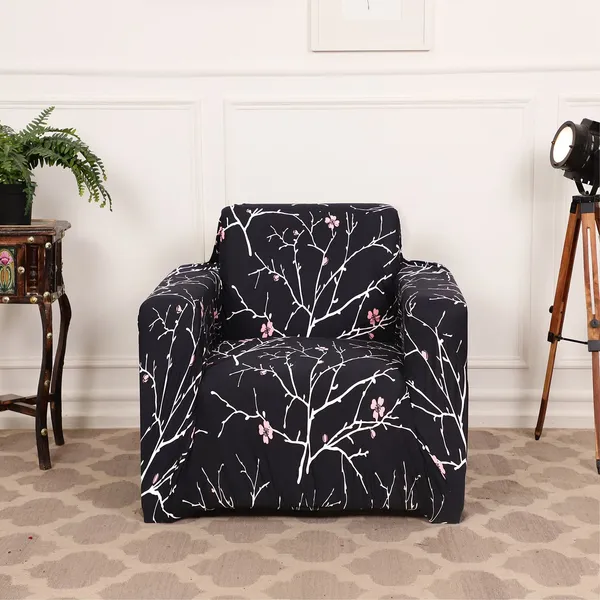 Gifts_Island_Polyester_Sofa_Floral_Cover_(_Black_Stem)