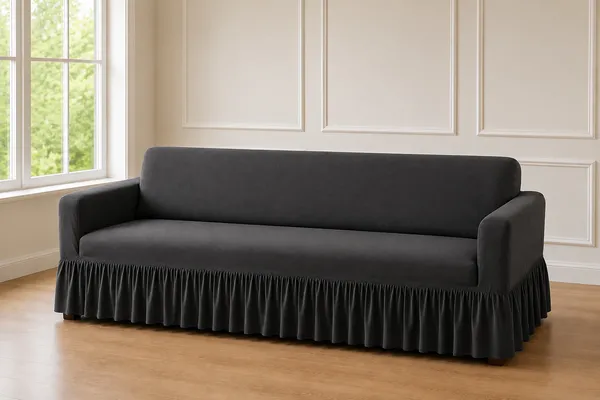 Gifts_Island_Polycotton_3+1+1_Seater_Sofa_Plain_Cover_(Pack_Of_3_Grey_Plain_Non-Slip_Stretchable_Elastic_360Â°_Frill_Sofa_Cover_(3+1+1_Seater)|)