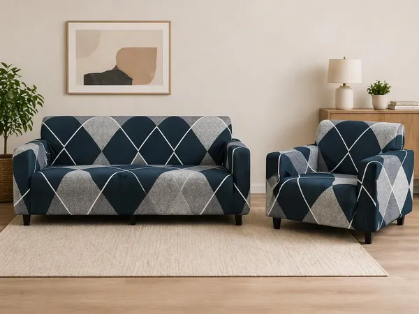 Gifts_Island_Polyester_3+1+1_Seater_Sofa_Blue_Rhombus_(Pack_Of_3_Blue_Rhombus)