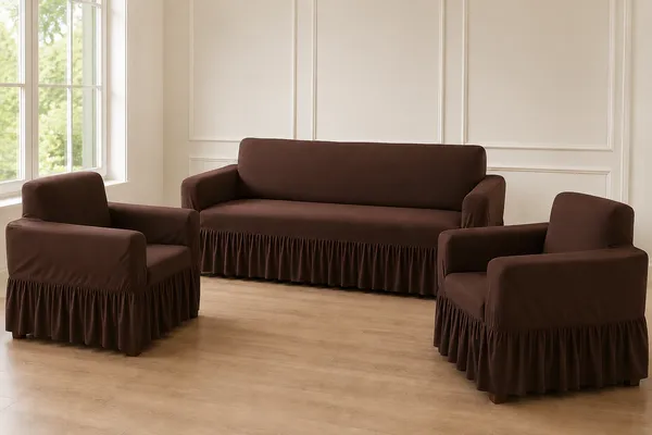 Gifts_Island_Polycotton_3+1+1_Seater_Sofa_Plain_Cover_(Pack_Of_3_Brown_Plain_Non-Slip_Stretchable_Elastic_360°_Frill_Sofa_Cover_(3+1+1_Seater)|)
