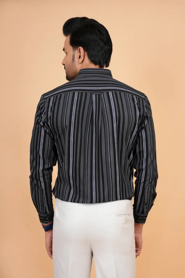 Black_Striped_Cotton_Regular_Fit_Full_Sleeve_Shirt_For_Men