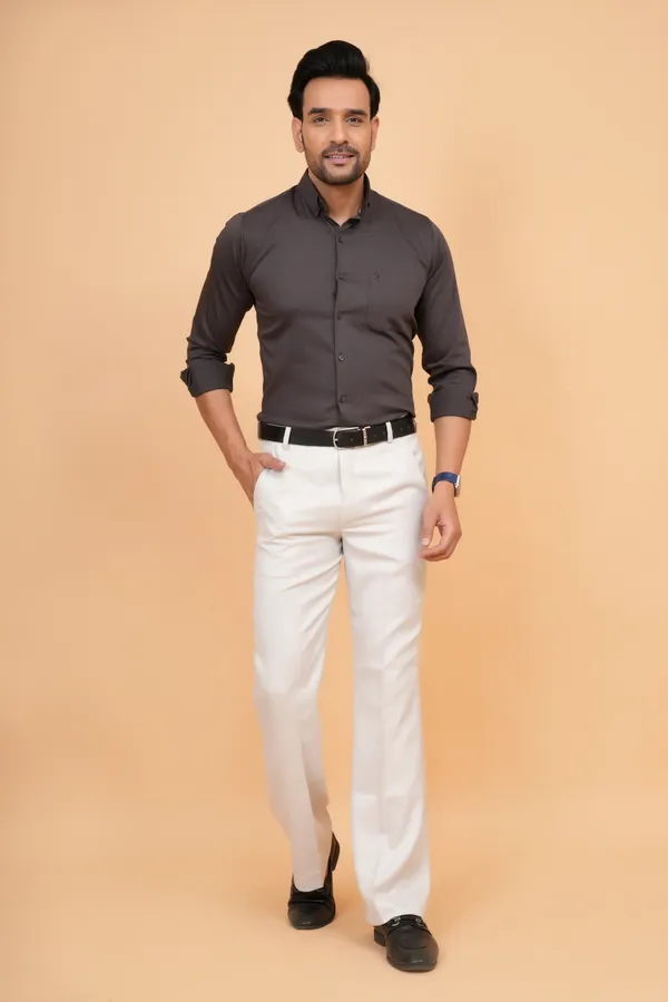 Charcoal_Grey_Cotton_Slim_Fit_Shirt_For_Men