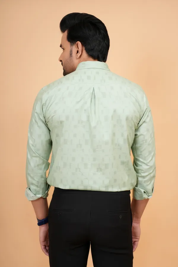 Light_Green_Cotton_Slim_Fit_Formal_Shirt_For_Men