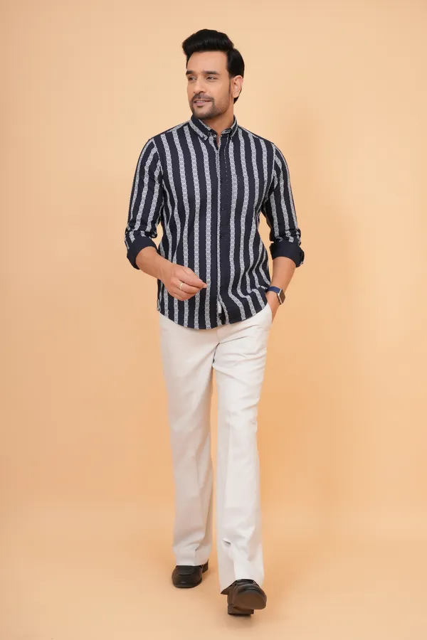 Navy_Blue_Striped_Cotton_Slim_Fit_Shirt_For_Men