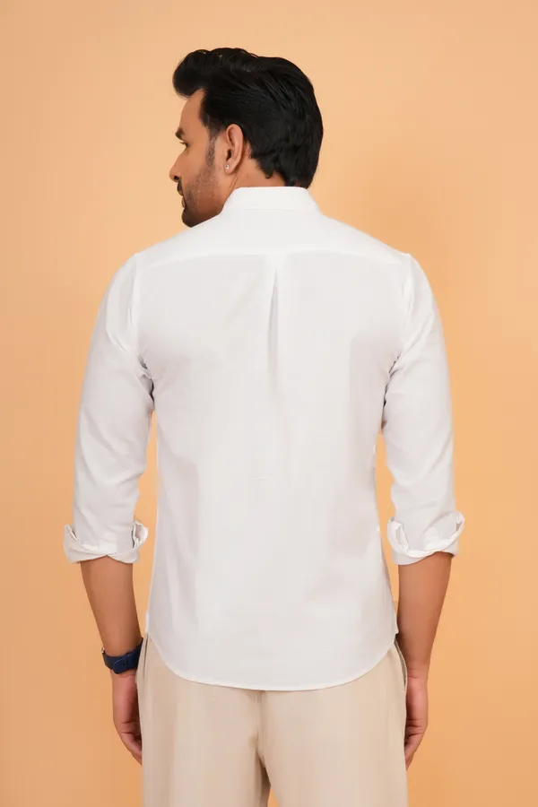 White_Linen_Mandarin_Collar_Shirt_For_Men