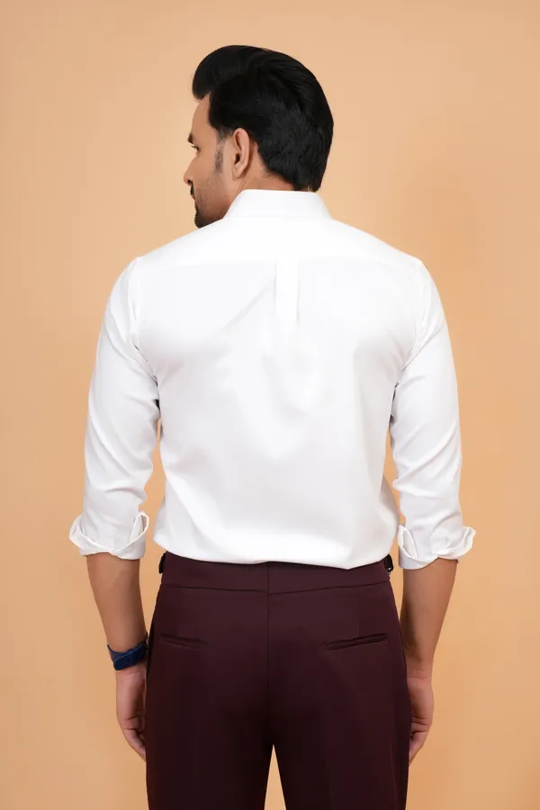 White_Cotton_Mandarin_Collar_Full_Sleeve_Shirt_For_Men