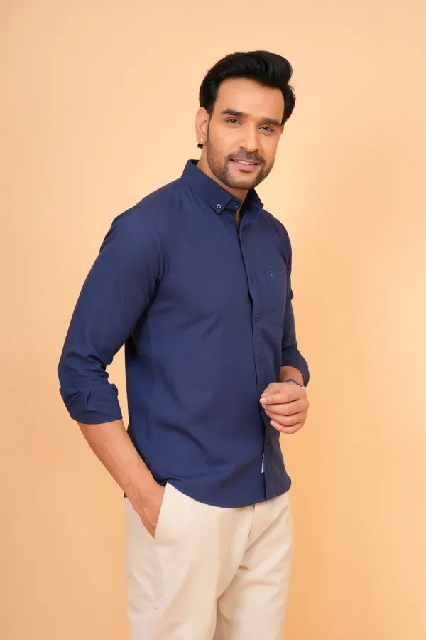 Navy_Blue_Cotton_Slim_Fit_Casual_Shirt_For_Men