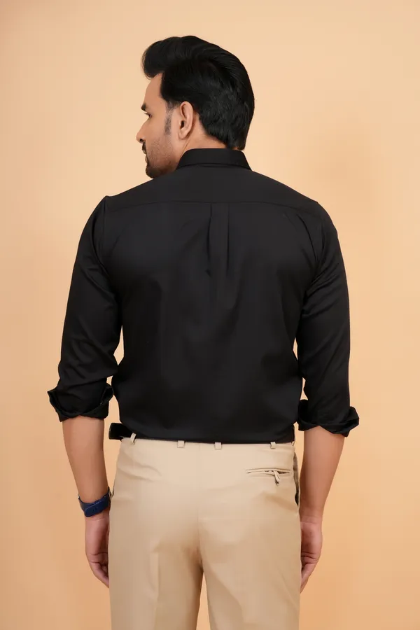 Black_Cotton_Slim_Fit_Formal_Shirt_For_Men