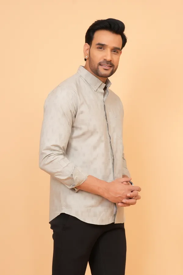 Beige_Cotton_Slim_Fit_Formal_Shirt_For_Men