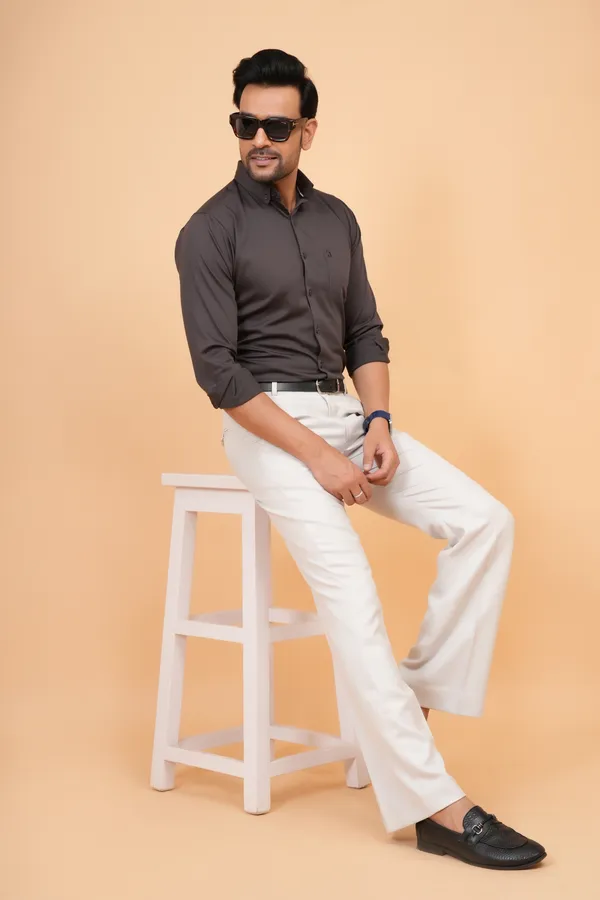 Charcoal_Grey_Cotton_Slim_Fit_Shirt_For_Men