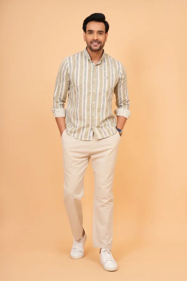 Beige_Striped_Cotton_And_Polyester_Slim_Fit_Casual_Shirt_For_Men