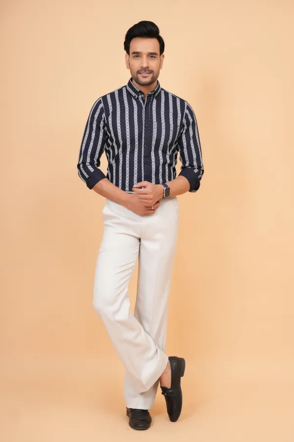 Navy_Blue_Striped_Cotton_Slim_Fit_Shirt_For_Men