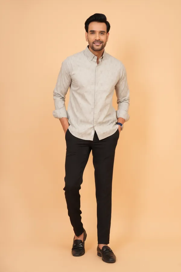 Beige_Cotton_Slim_Fit_Formal_Shirt_For_Men