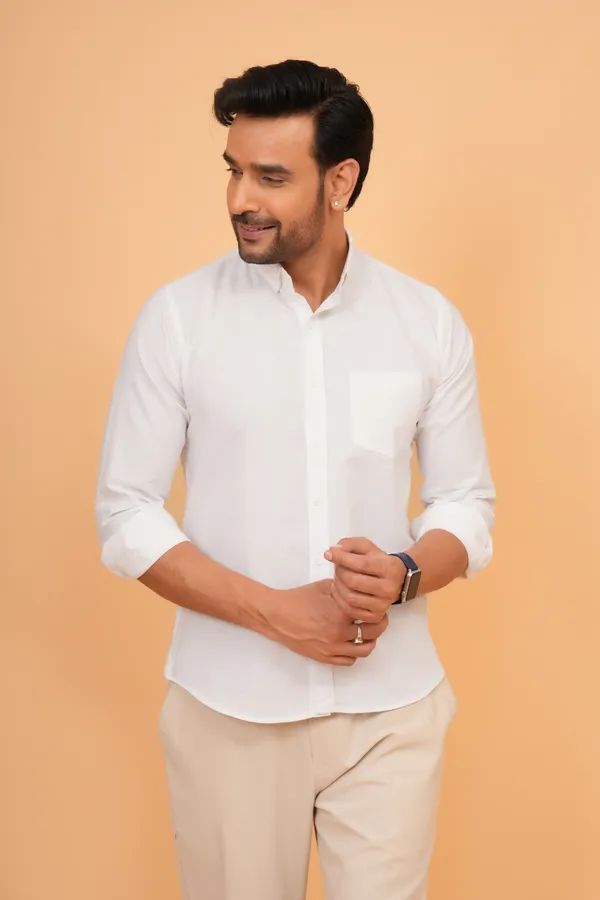 White_Linen_Mandarin_Collar_Shirt_For_Men