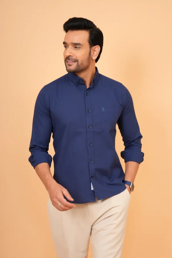 Navy_Blue_Cotton_Slim_Fit_Casual_Shirt_For_Men