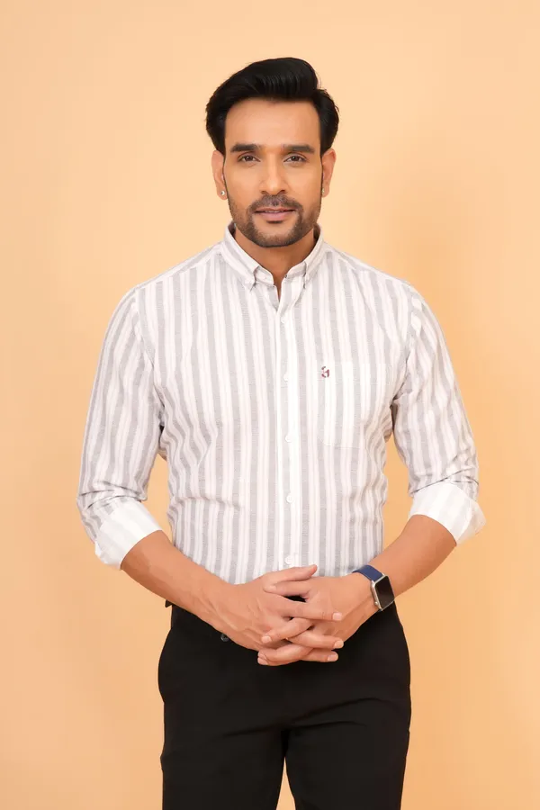 Beige_Striped_Cotton_Slim_Fit_Casual_Shirt_For_Men
